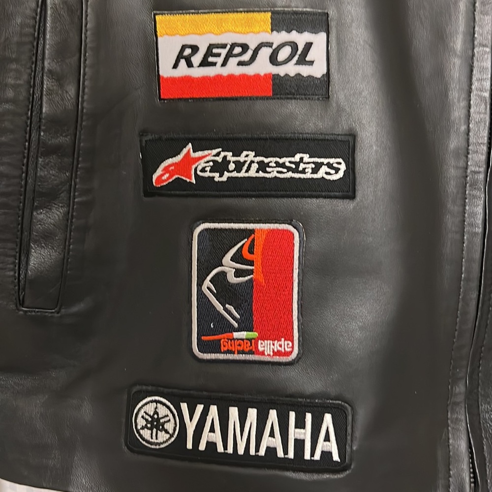 Cafe Racer Jacket with Patches - Picture 6 of 9